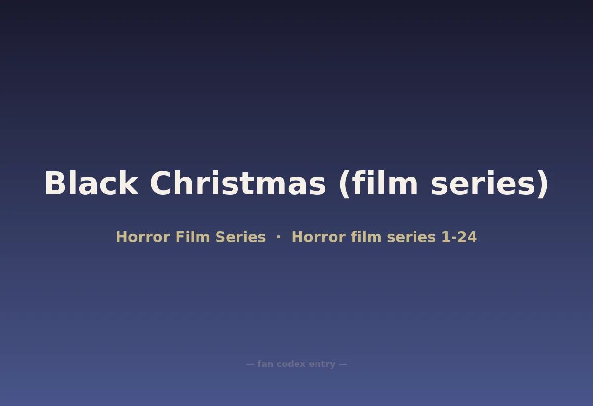 Black Christmas (film series)